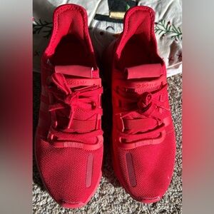 Adidas Bold Crimson Athletic Shoes